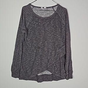 Tentree small gray long sleeve light sweater